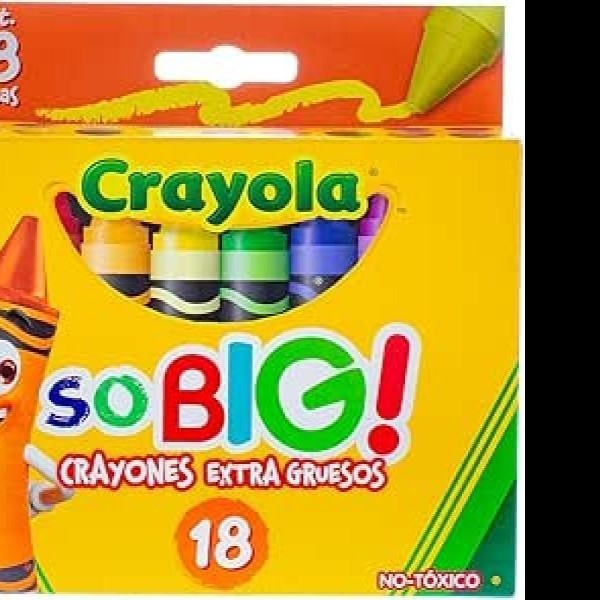 CRAYONES EST.C18 CRAYOLA EXTRA JUMBO 521918 E. 6 C. 24